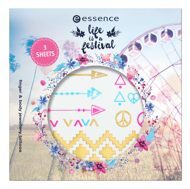 essence life is a festival finger and body jewellery tattoos 01